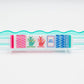Crystal Prism Blue | Mahjong with Bold Angles and Vibrant Vibes | 1.25" x 0.9" x 0.7"