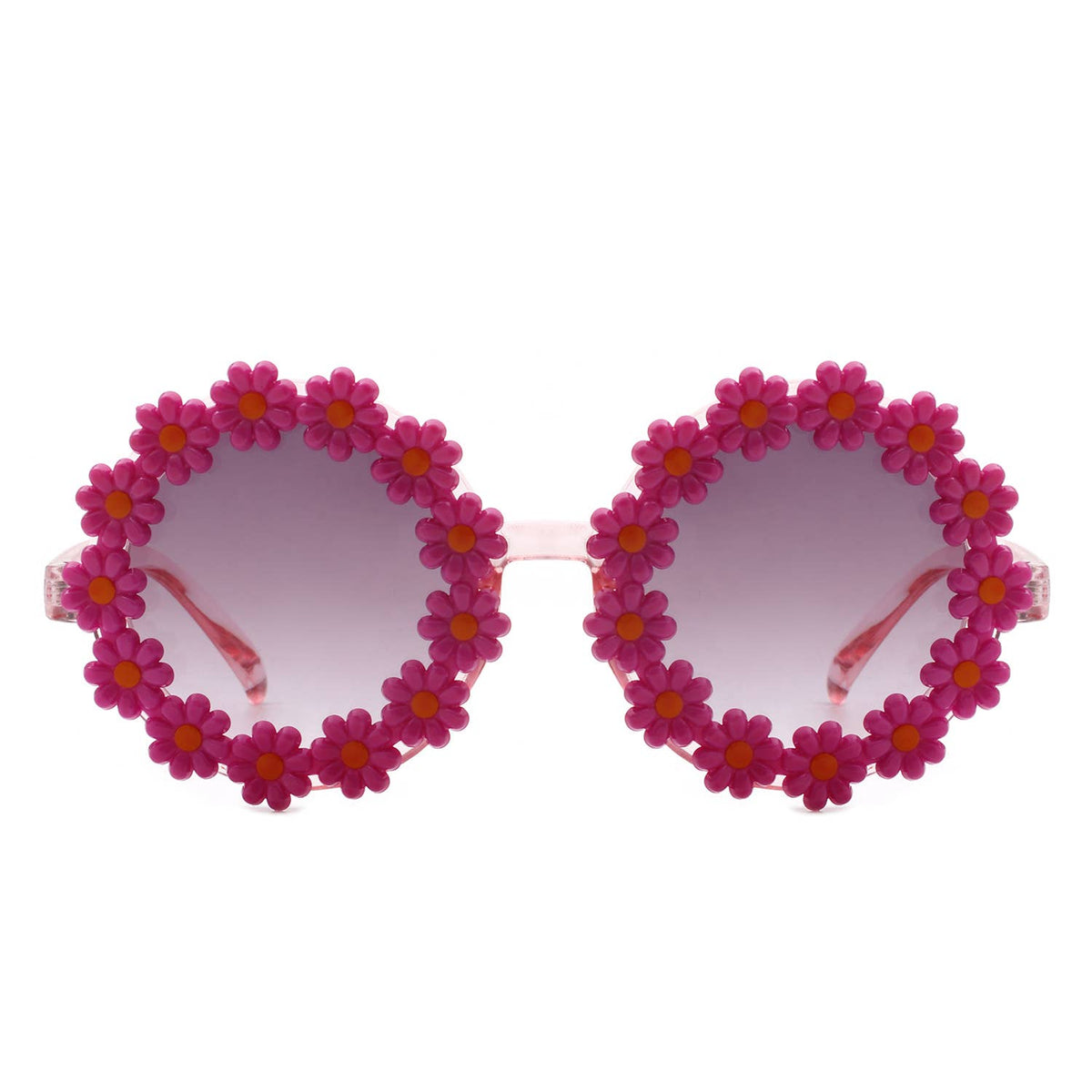 Kids Round Flower Sunglasses
