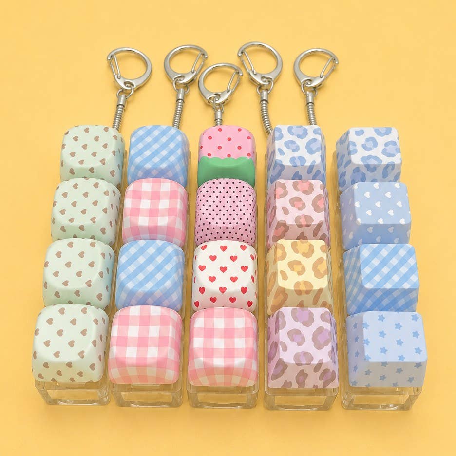 Printed Keyboard Fidget Stress Relief Keychain | 40KC205