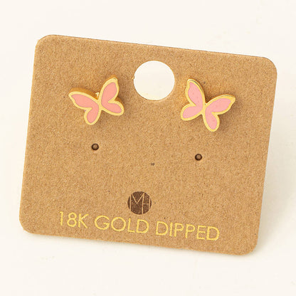 Mini Butterfly Stud Earrings