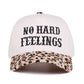 No Hard Feelings Two Tone Canvas Cotton Cap