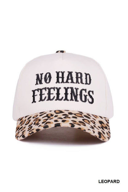 No Hard Feelings Two Tone Canvas Cotton Cap