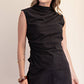 Mock Neck Sleeveless Top