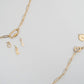 18K Gold PVD Paperclip Carabiner Necklace