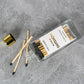 In Case of Shitshow - Glass Bottle Safety Matches - Black
