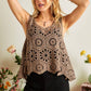 Casual Crochet Tank Top