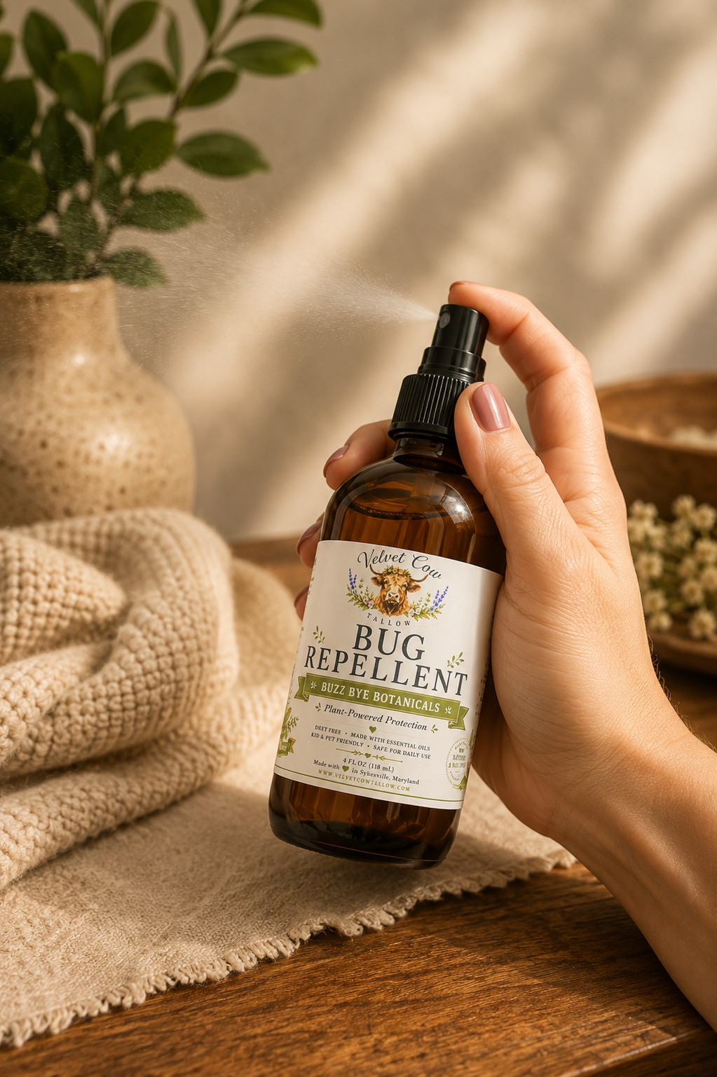 Natural Bug Repellent Spray | DEET-Free Protection