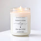 Motivational You got this Gift Candle - Morning Latte Scent
