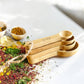 Bamboo Teaspoon Measuring Set