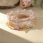 Cross Charm Mixed Beaded Bracelet Set | 40B5275