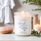 Thank you so much Gift Candle / Eucalyptus and Tea Scent