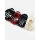 Polkadot Printed Oval Flat Hair Claw