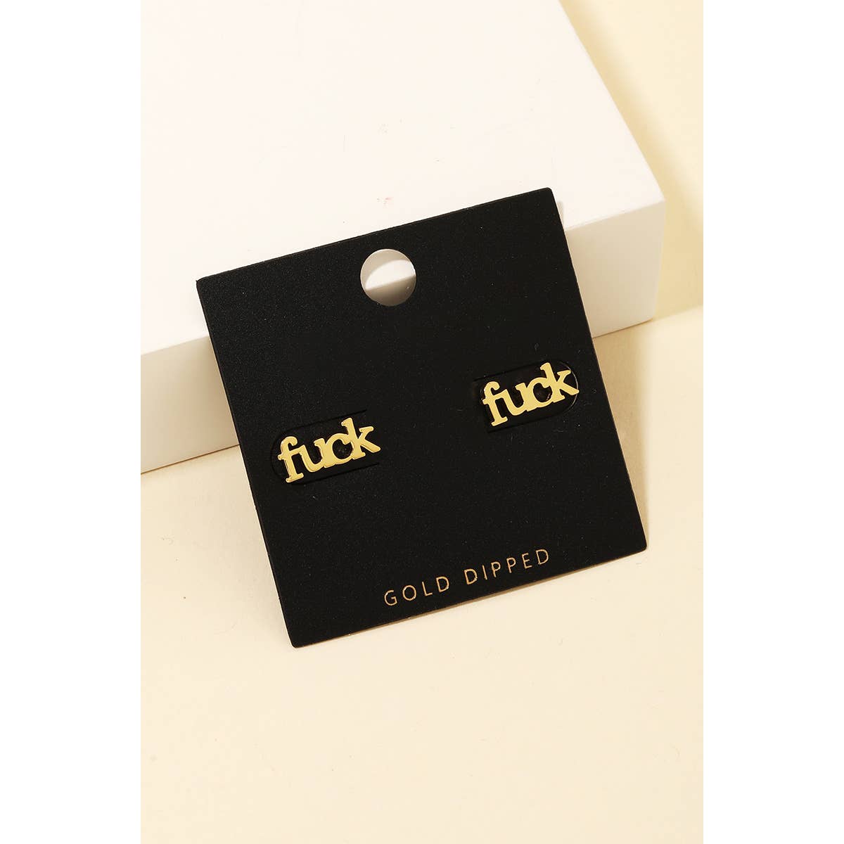 Mini Fuck Stud Earrings