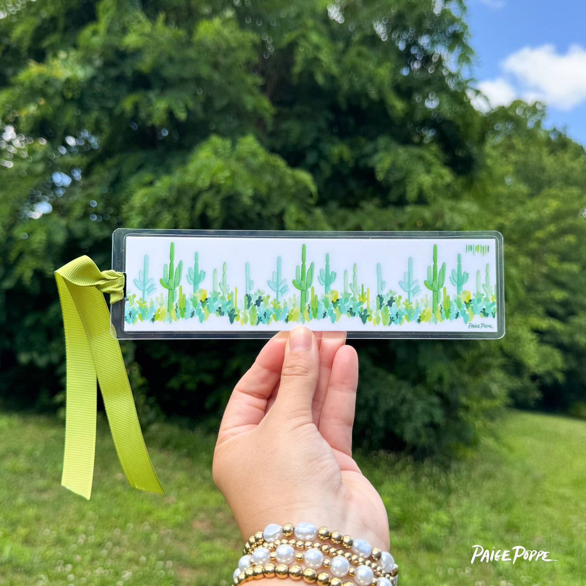 "Emerald Valley" Ribboned Bookmark
