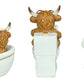 Highland Cow Powder Room 3 Ast