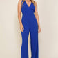 Cross Back Wide Leg Jumpsuit