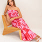 A printed woven top and skirt set - IT13677-SET