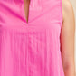 Stand Collar Slit V-Neck Sleeveless Top