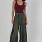 B3663-ASIS TIE WAIST WIDE LEG PANTS