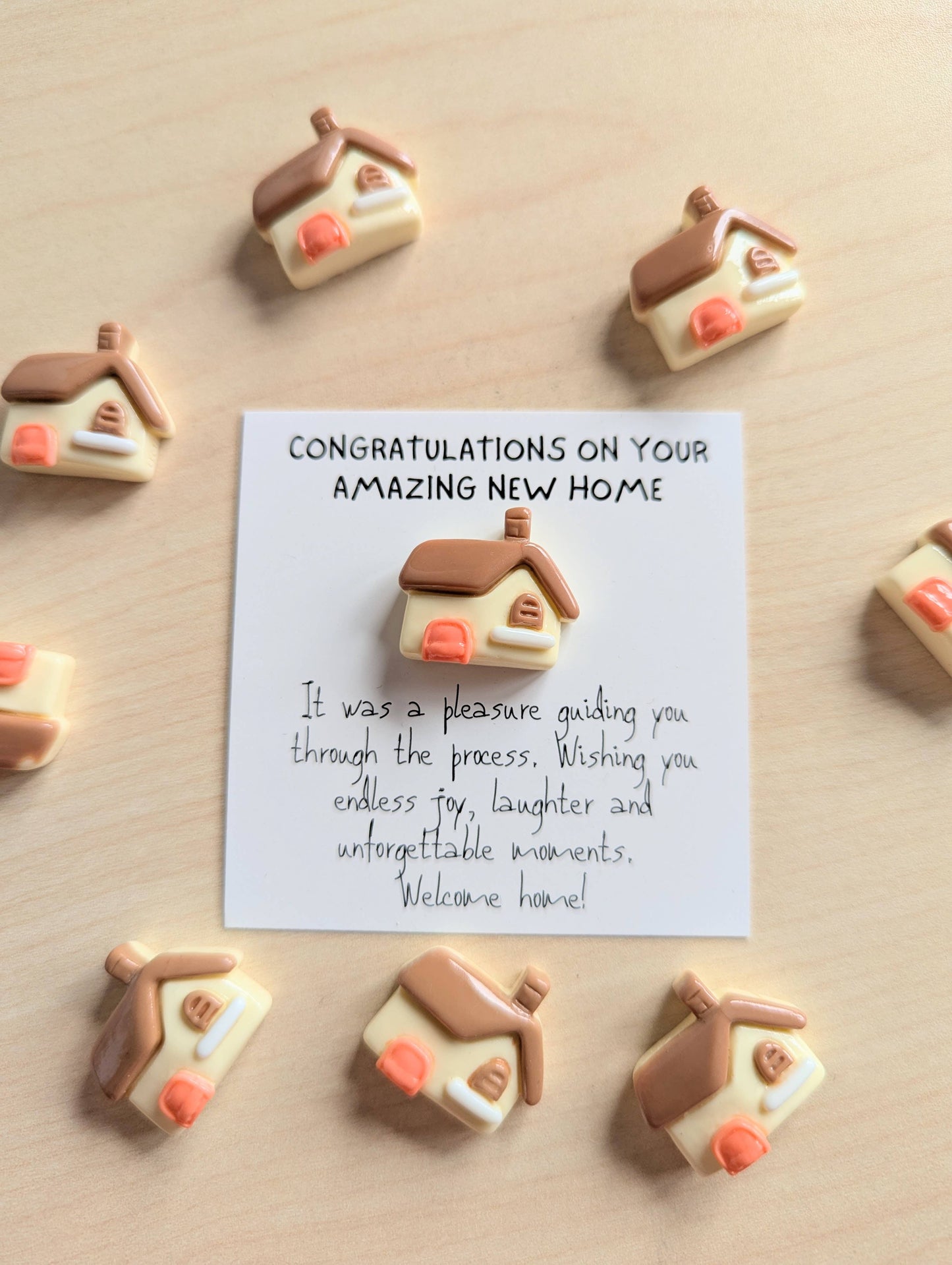 Realtor New Home Card – Congratulations Welcome Home Note fo