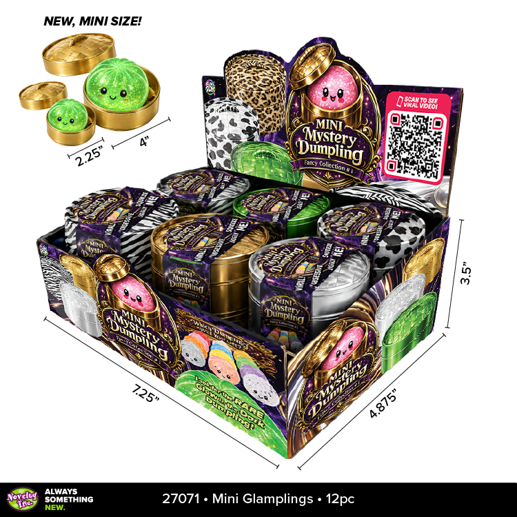 Fun Doh MINI Fancy Mystery Dumpling Squishy Toy - 12/Display