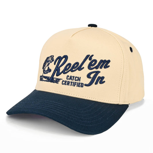 2-Tone Cap -Reel 'Em In - Navy/Beige