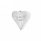 18K Gold Stainless Steel Evil Eye Heart Charm for Charm Bars