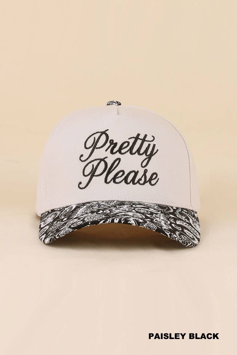 Pretty Please Two Tone Snapback Hat
