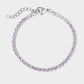 Stainless Steel Birthstone Tennis Bracelet