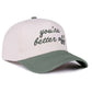 You're Better Off Two Tone Canvas Cotton Cap