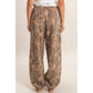 Tree Camouflage Print Jogger Pants
