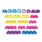 Fun Doh Squish Blocks Building Fidget Sensory Toy- 6/Display