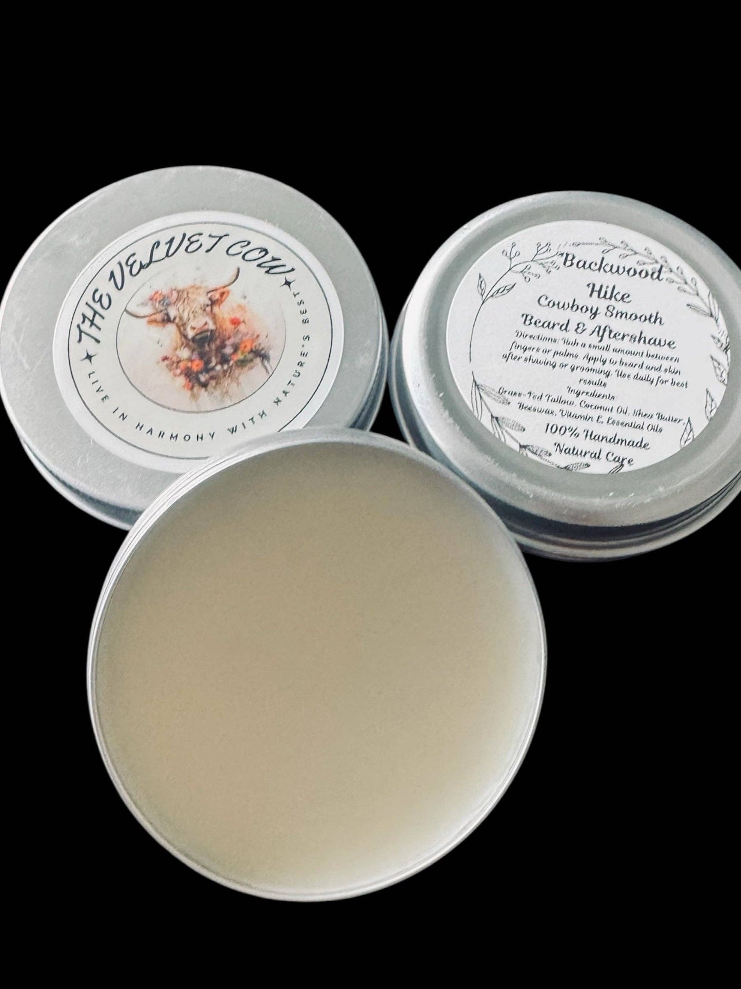 Men's Ultimate Grooming Essential - Grass-Fed Tallow Beard Balm, Luxurious Organic Tallow Beard Balm  Nourish Your Beard and Skin Naturally