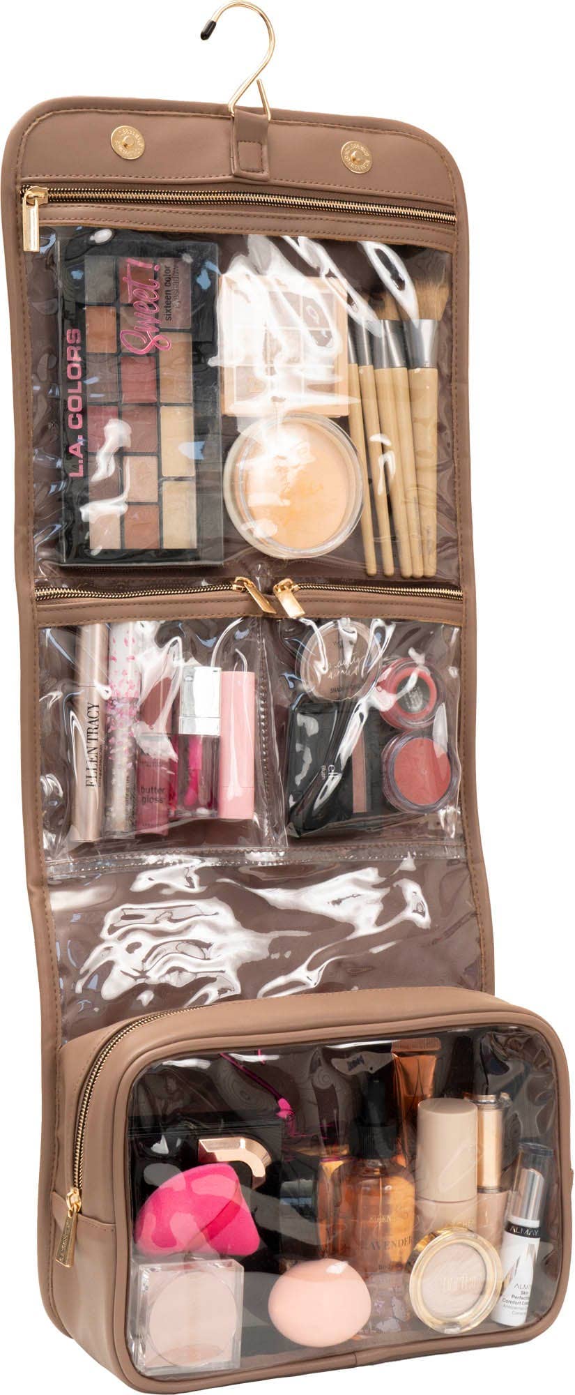 Joan & David The Teardrop Quilted Roll Hanging Toiletry Bag