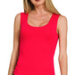 `Double Layer Rayon Tank Top Zenana