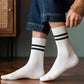 WOMAN STRIPE HALF CREW THROWBACK COTTON SOCKS | 40S02076