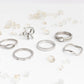 18K Gold PVD Stainless Steel Adjustable Bow Ring