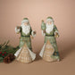 Christmas 13.2"H Resin Holiday Santa, 2 Assorted Styles