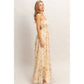 Smocked Floral Maxi Dress