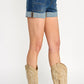 S8036D-TUMMY CONTROL HIGH RISE WITH CUFF SHORTS