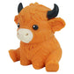 JUMBO 6 Inch Highland Cow Fluffy Slime Filled TPR Squishy