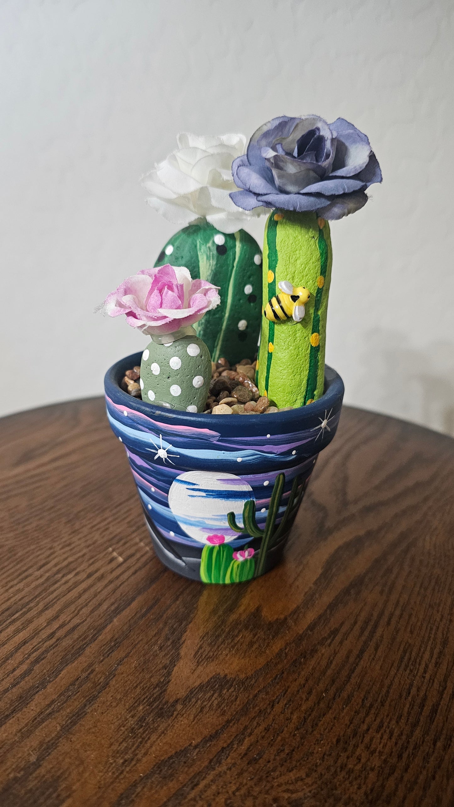 NIGHT DESERT  3" ROCK POT