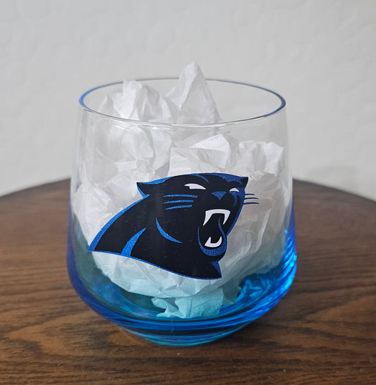 BLUE GLASS PANTHERS 10 OZ