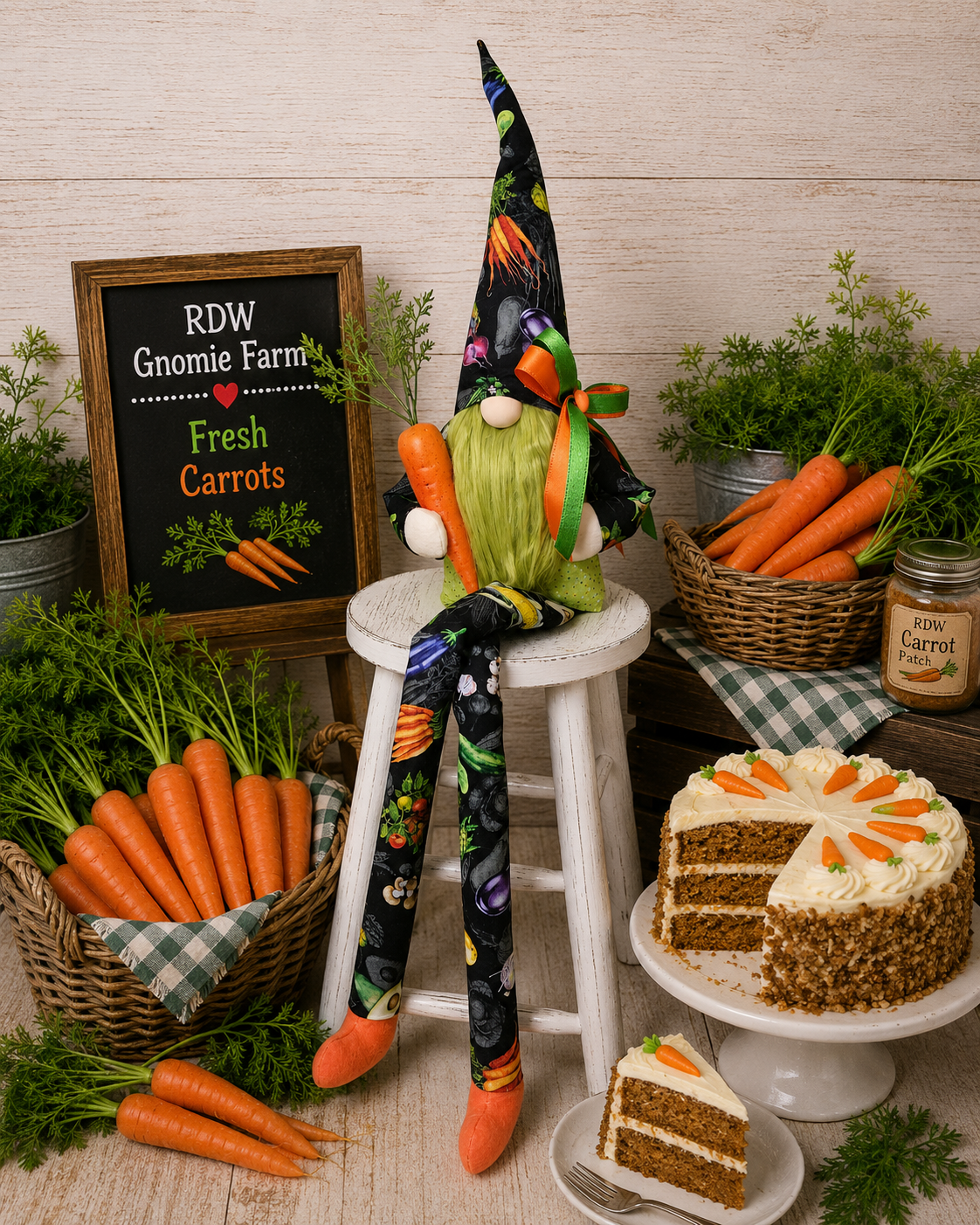CARROT SUMMER FRUIT & VEGGIE  GNOMIE