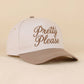Pretty Please Two Tone Snapback Hat