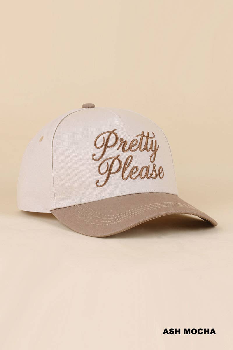 Pretty Please Two Tone Snapback Hat
