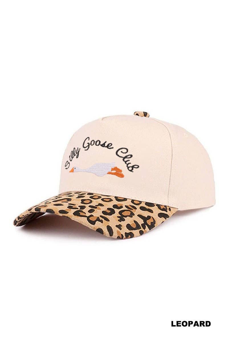 Silly Goose Club Two Tone Cotton Hat  Zenana Consgt.