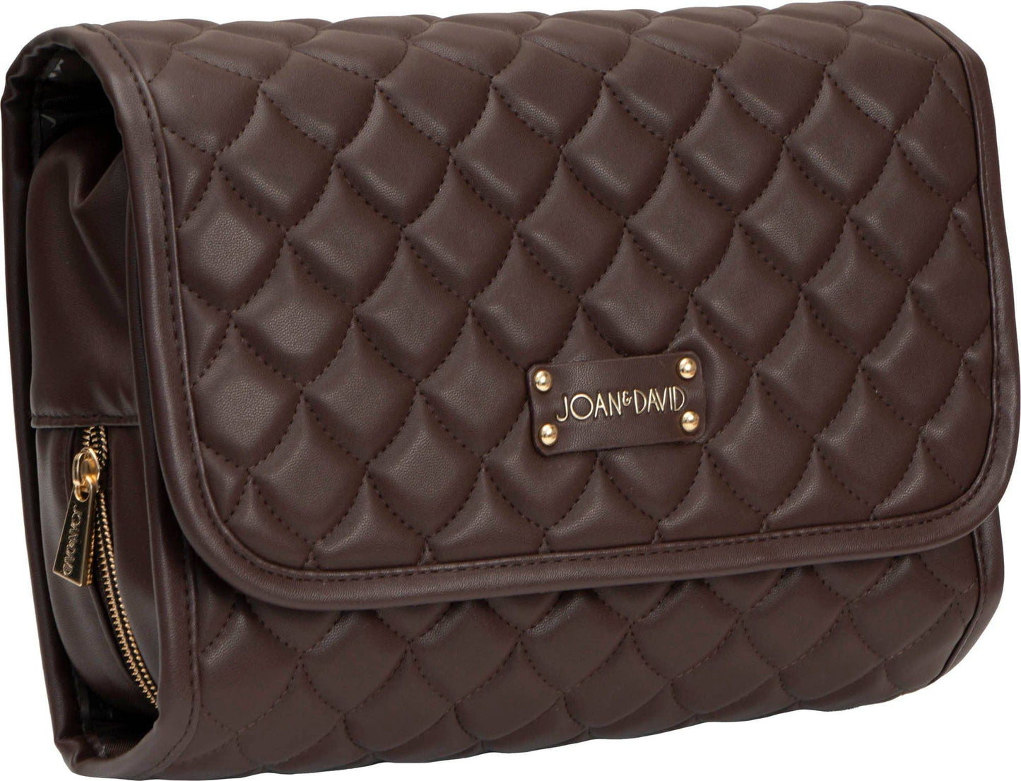 Joan & David The Teardrop Quilted Roll Hanging Toiletry Bag