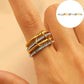 Stainless Steel Stackable Plain Band Rings Linked | 40R134