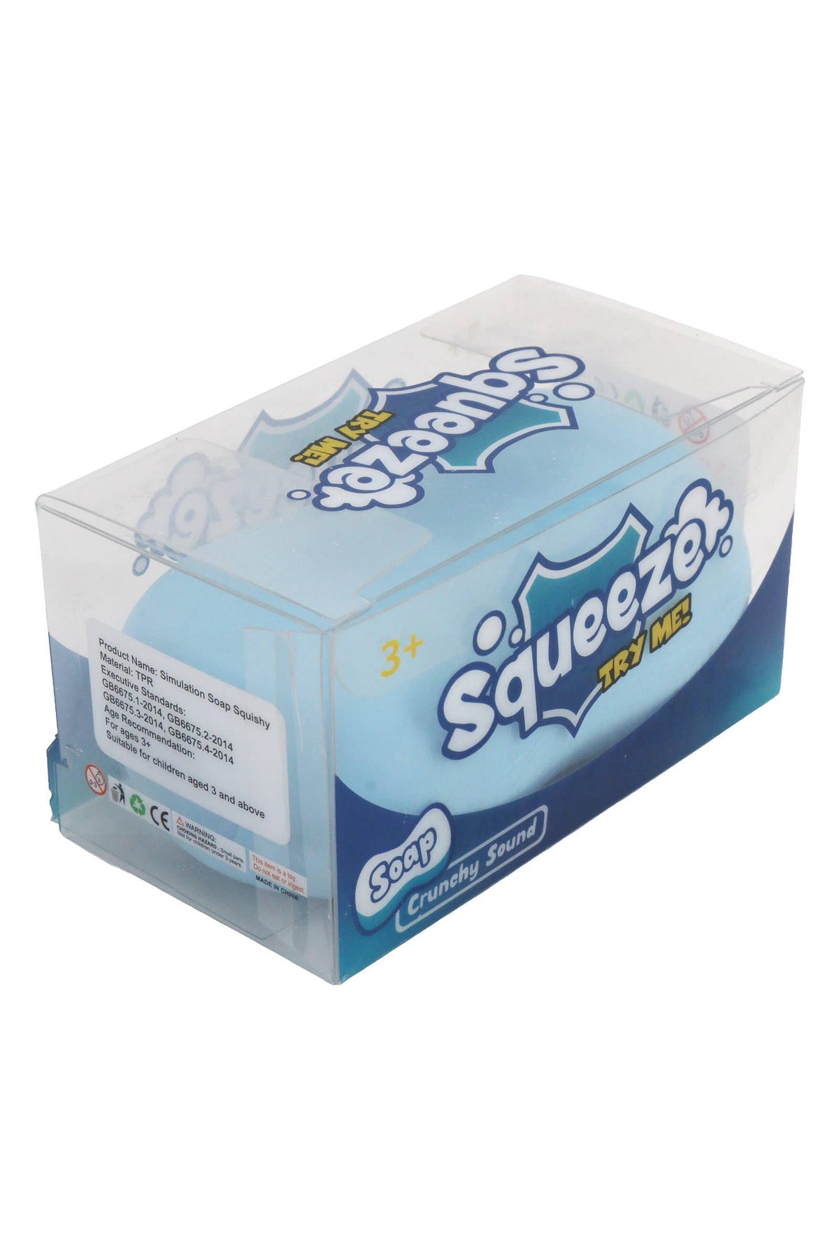 Soap Zero Rebound Crunchy Bead Slime Filled Scented Squishy